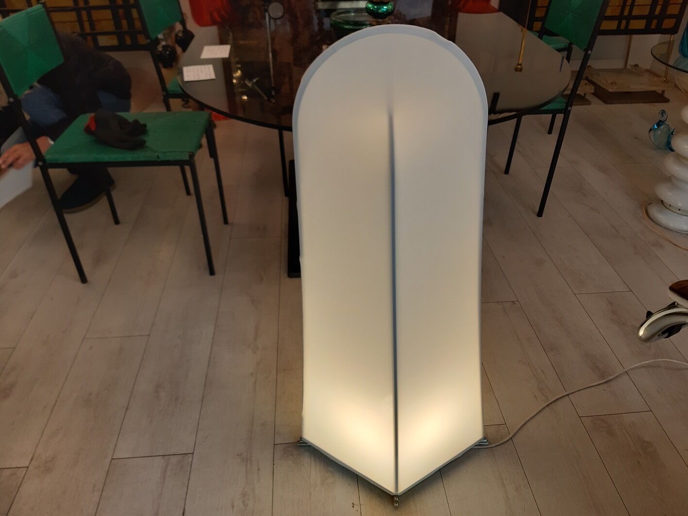 Parquet lamp, Kazuhide Takahama, circa 1975