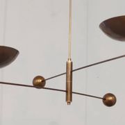 Lampe en laiton vintage, 1960