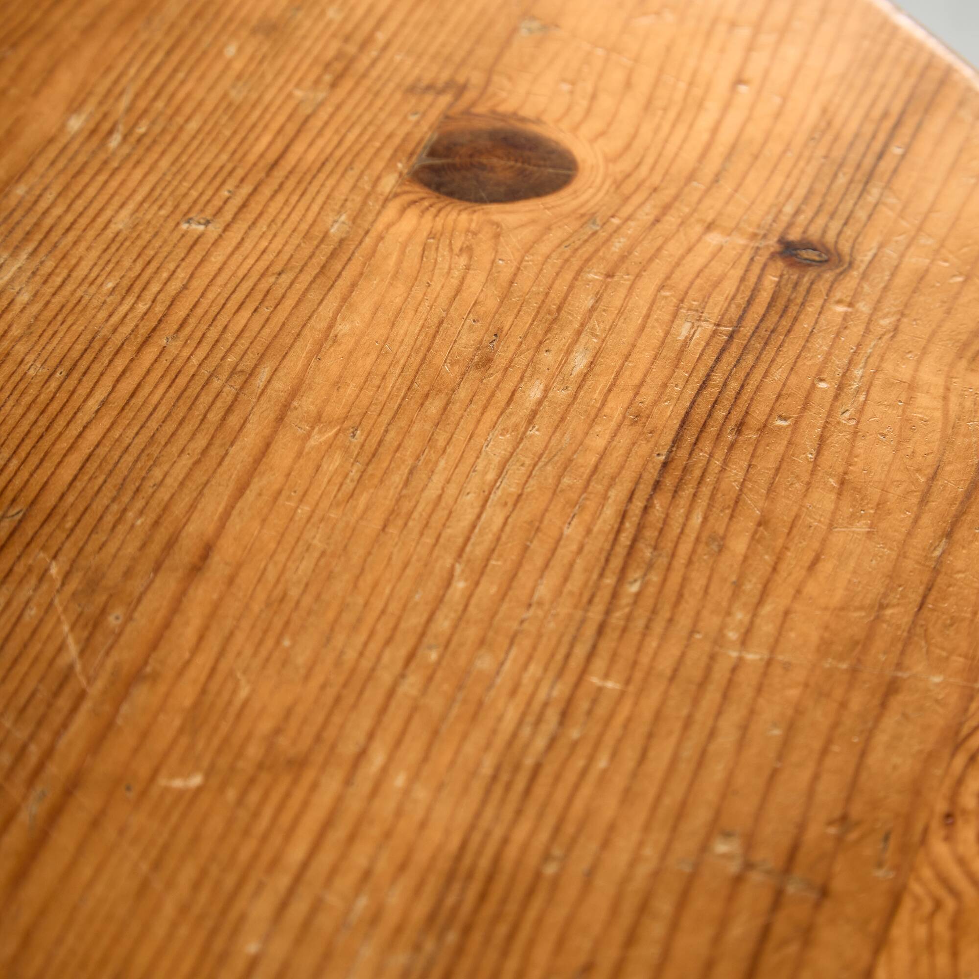 Pine dining set by Rainer Daumiller, Set of 7