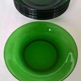 Lot of 8 vereco hollow plates