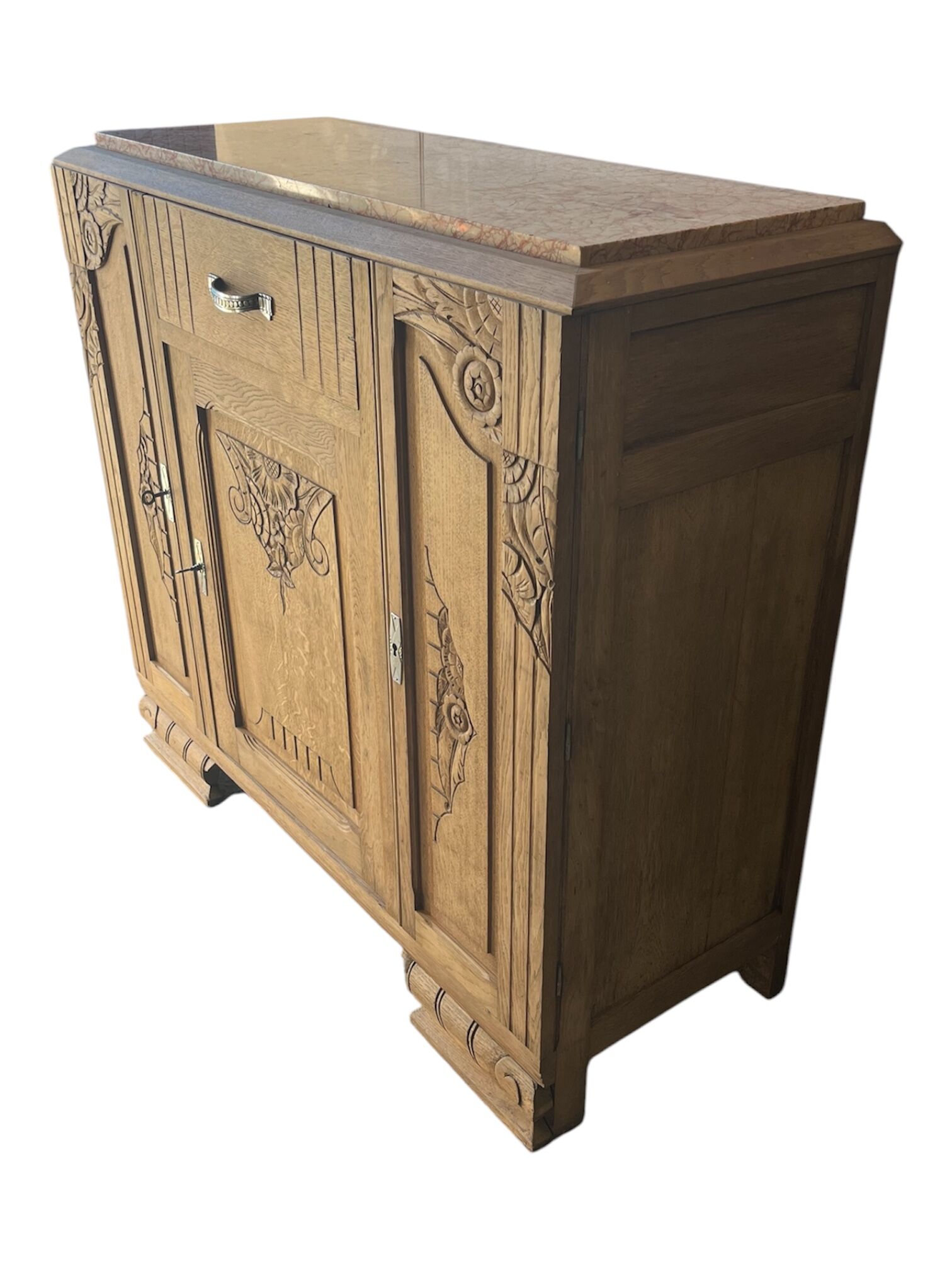 Art Deco oak Parisian buffet
