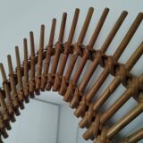 Rattan mirror 62 X 50cm