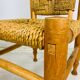 Wood and rope chair