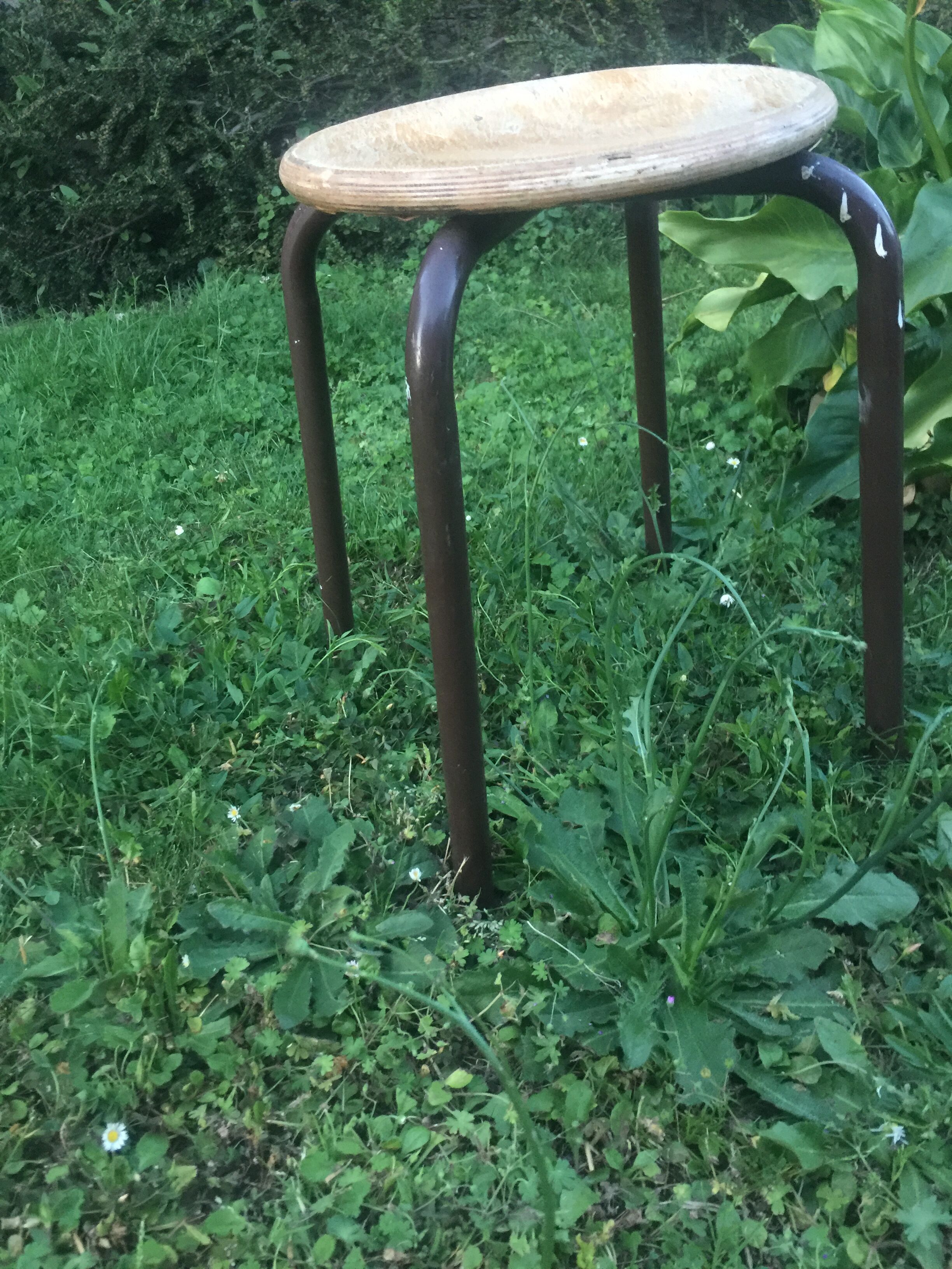 Tabouret vintage d’école