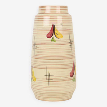 Vase allemagne de l’ouest poterie sixties bay design minimaliste 666-40