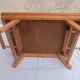 Foldable wooden serving tray