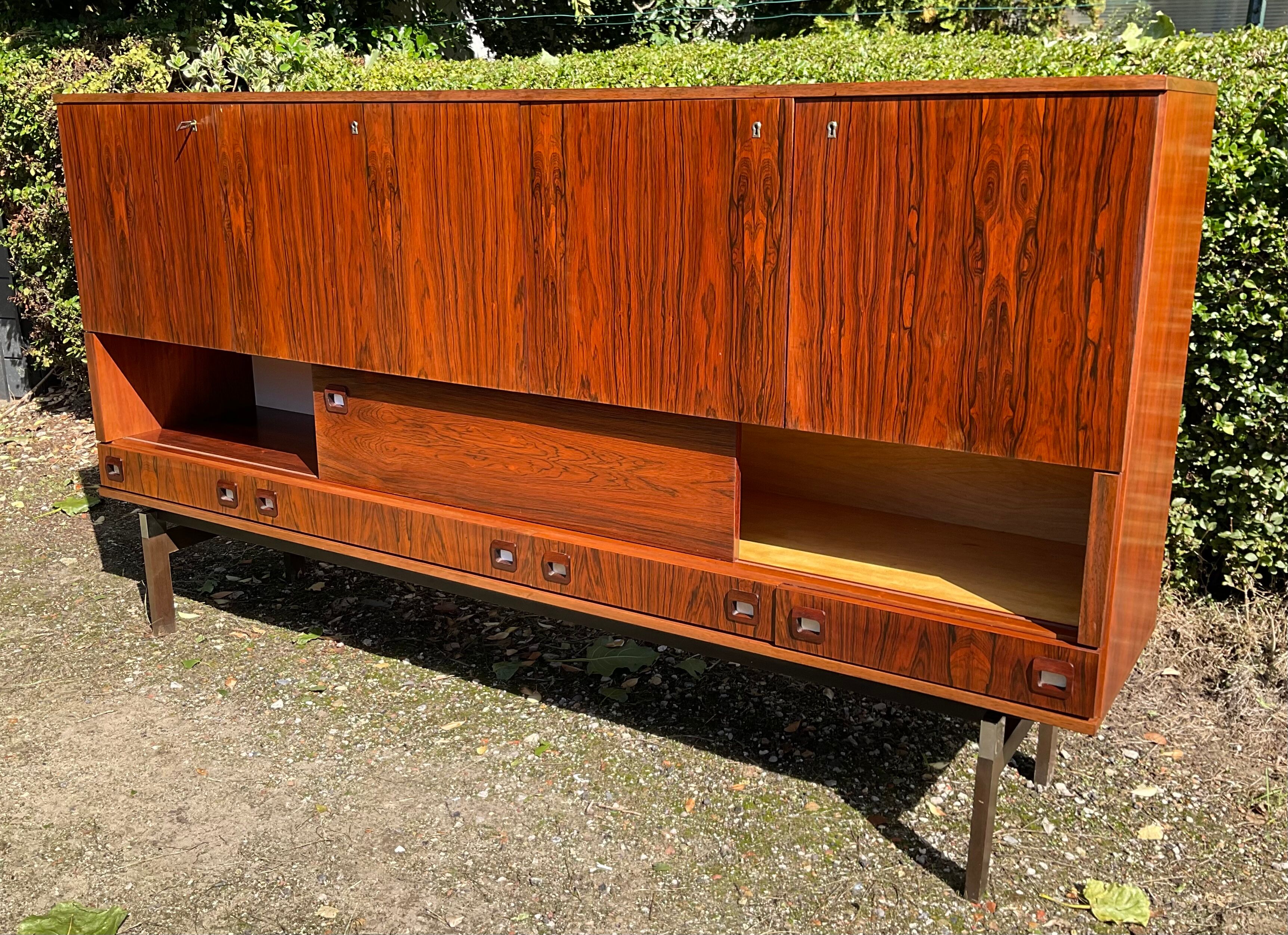 Scandinavian rosewood row from the 60s