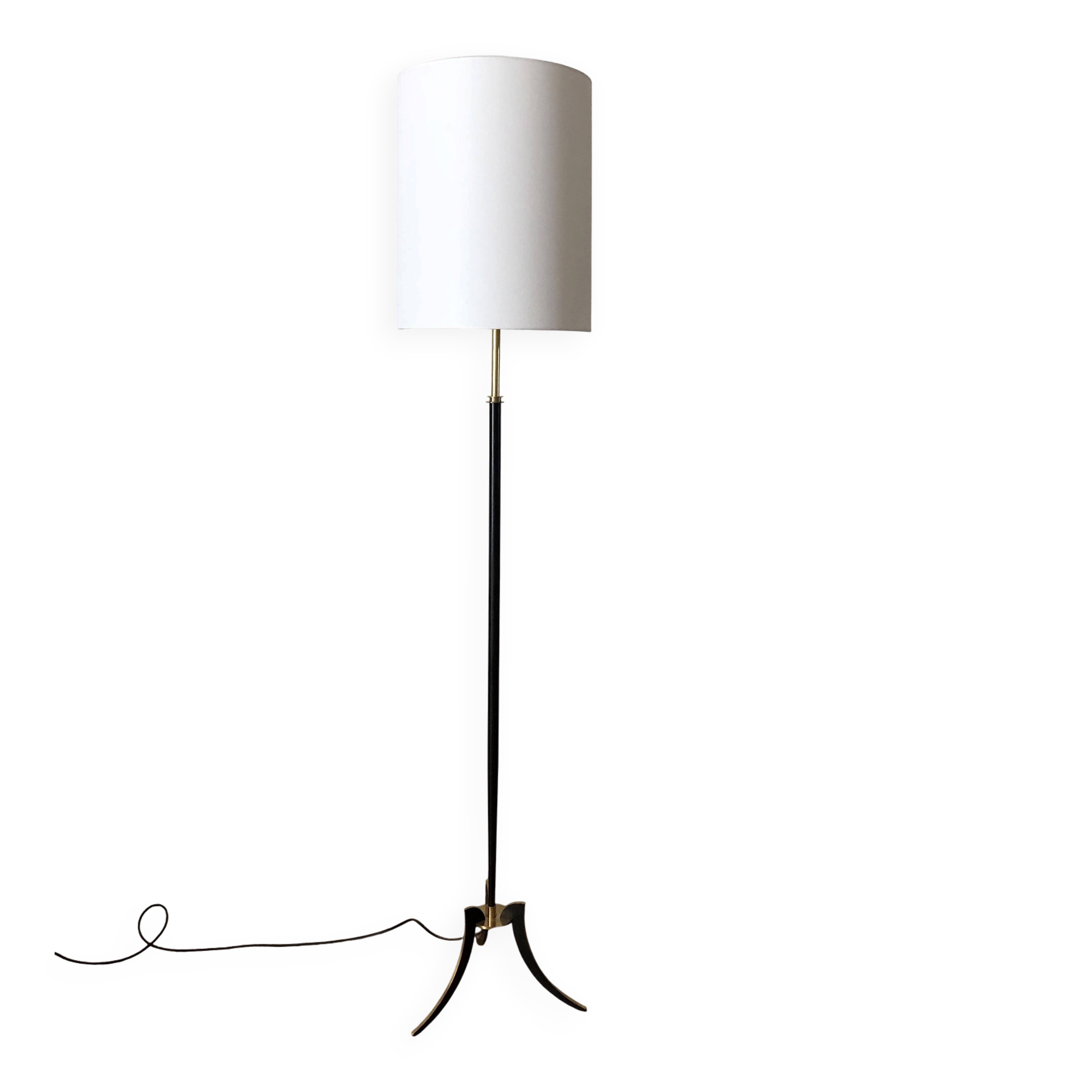 1950s-1960s tripod floor lamp