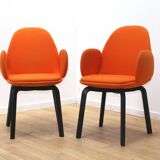 Pair of JH30 armchairs, Fritz Hansen