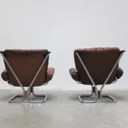 Pair of lounge chairs by Harald Relling for Westnofa, 1970s
