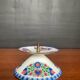 Poljak candle holder from the 1950s-60s in enamelled sheet metal.