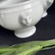 6 porcelain lion head soup bowls
