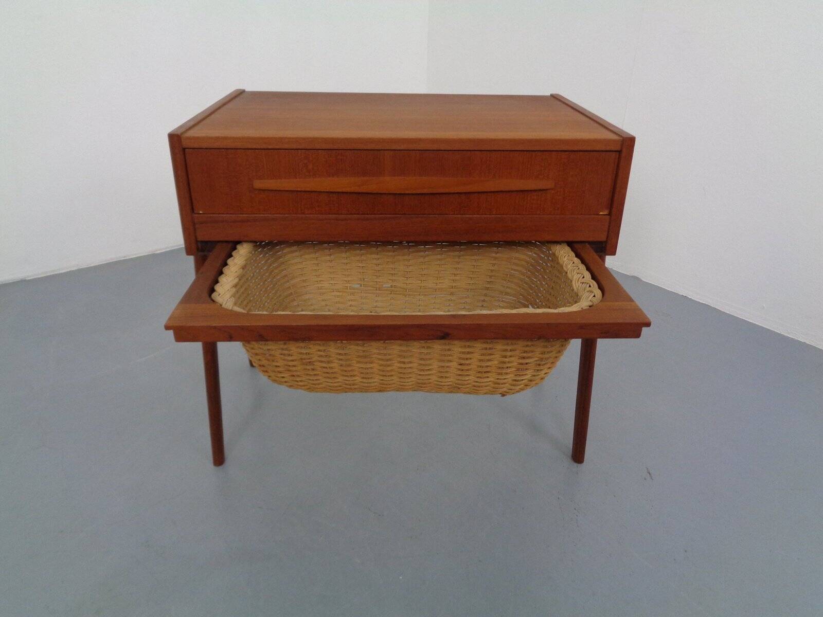 Danish Teak Sewing Box, 1960s