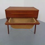 Danish Teak Sewing Box, 1960s