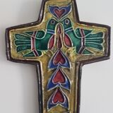 Croix céramique émaillée JC Taburet