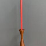 Teak candle stick 1960s