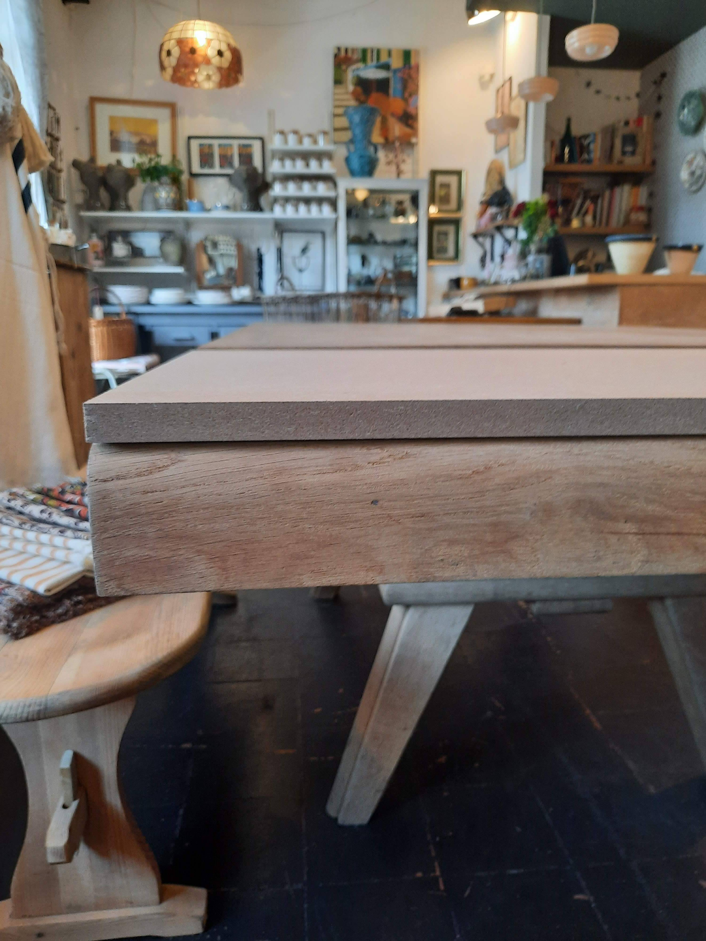 1940s oak dining table