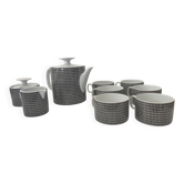 Medaillon Onyx tea set by Theo Baumann and Richard Scharrer for Thomas