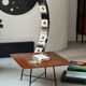 Table basse en bois et métal/laiton par Ico Parisi pour Cassina 1957