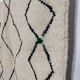Handmade wool Berber rug 250 x 132 cm