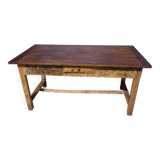 Très ancienne table de ferme en chêne