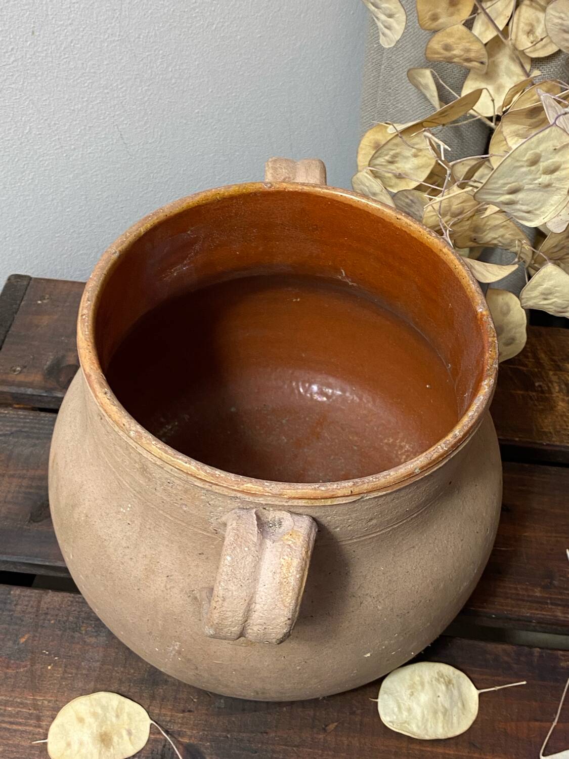 Pot en terre cuite, chaudron  Vallauris