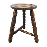 Tabouret tripode vintage