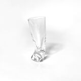 6  verres à shot angelo mangiarotti pour cristalleria colle 1991