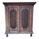 Cabinet polychrome XIX eme