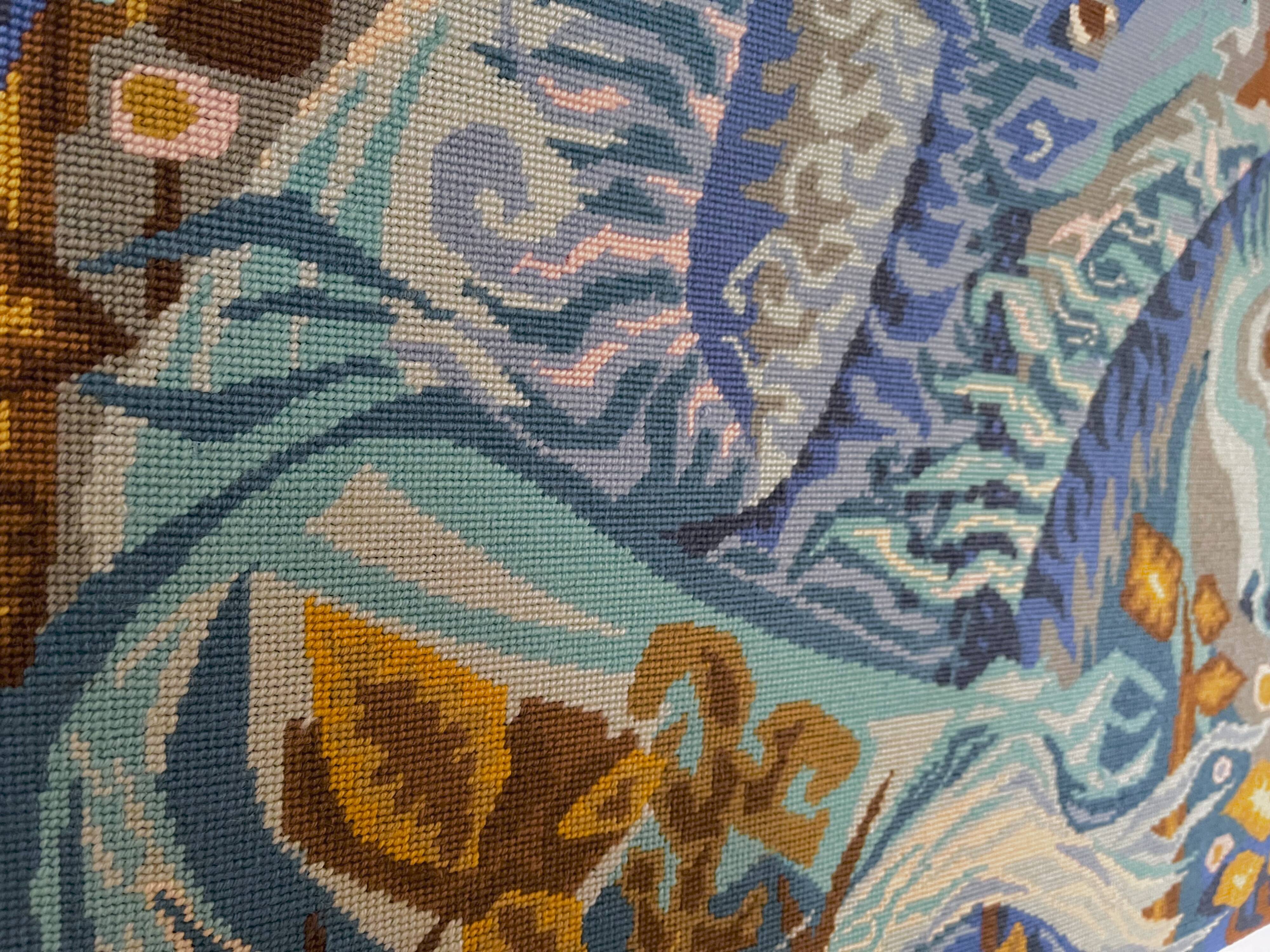 JCL Duprez tapestry "the azure horses"