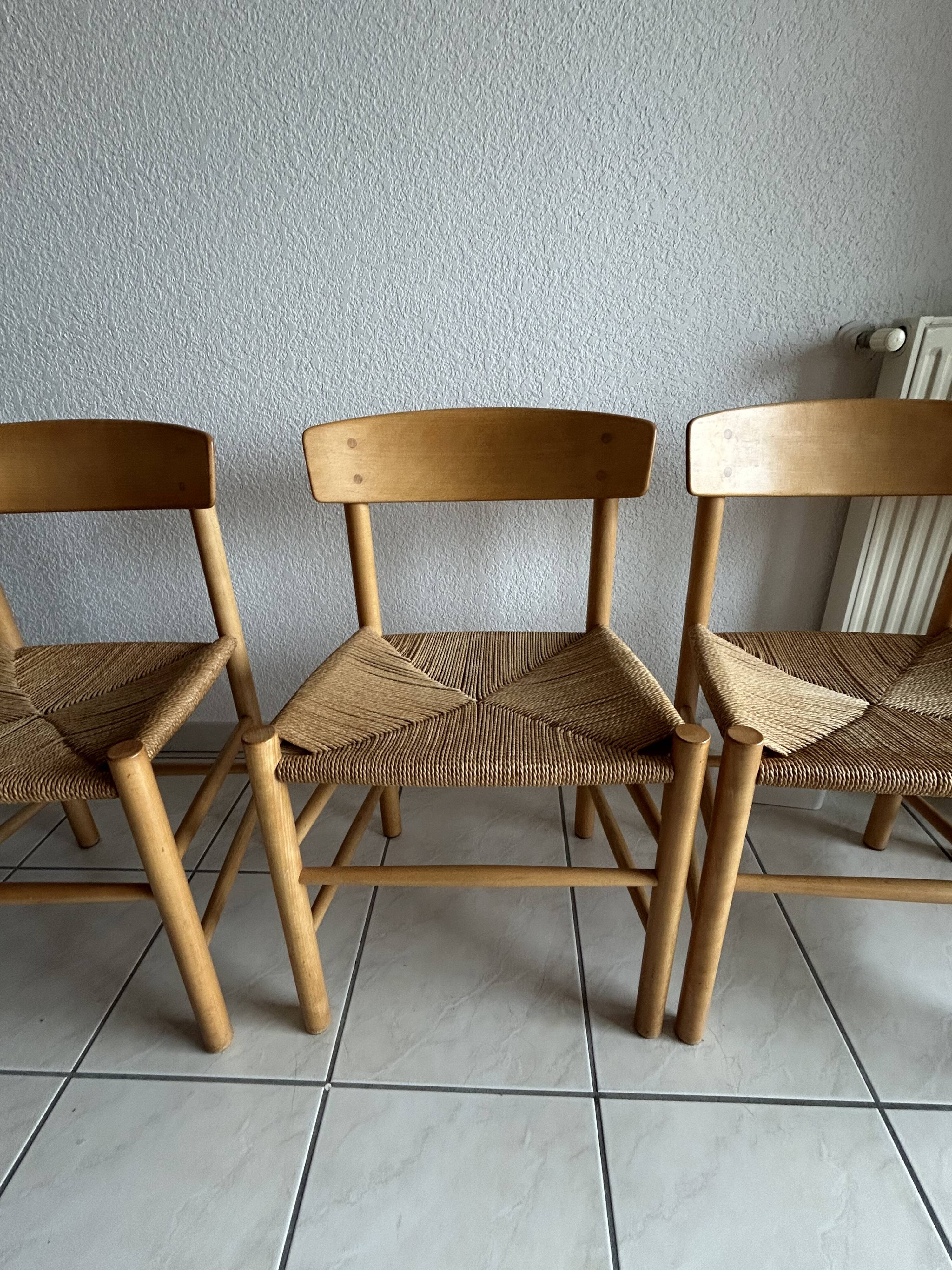 Fredericia J39 Chairs Borge Mogensen