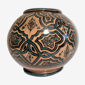 Moroccan oriental ball vase, year 40 - 50s