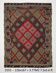 5x7 Pink & Blue Handmade Kilim Rug, 167x226Cm