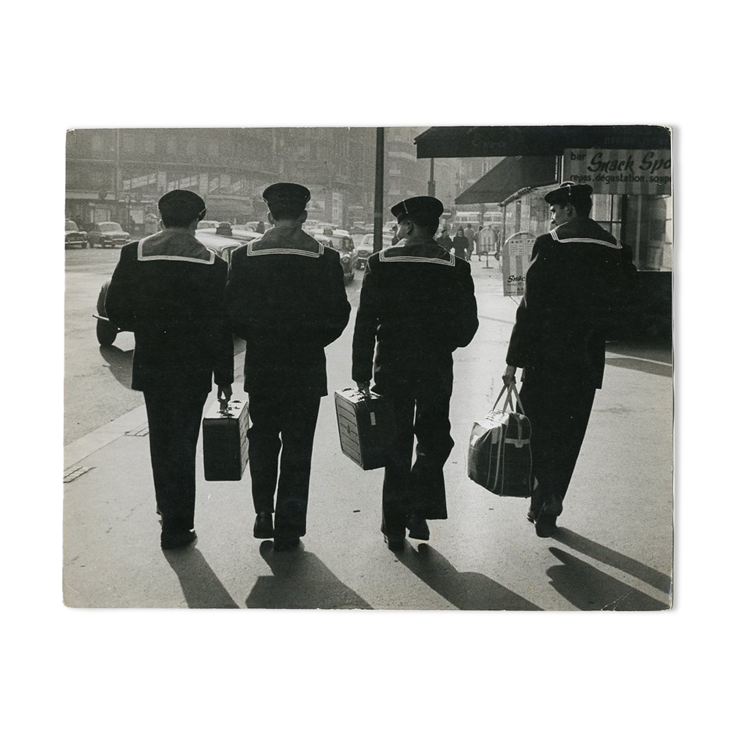 Photo Pierre Parente Argentique Paris Gare St Lazare Marin 1963