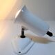 Adjustable wall lamp Lita metal lacquered white vintage design