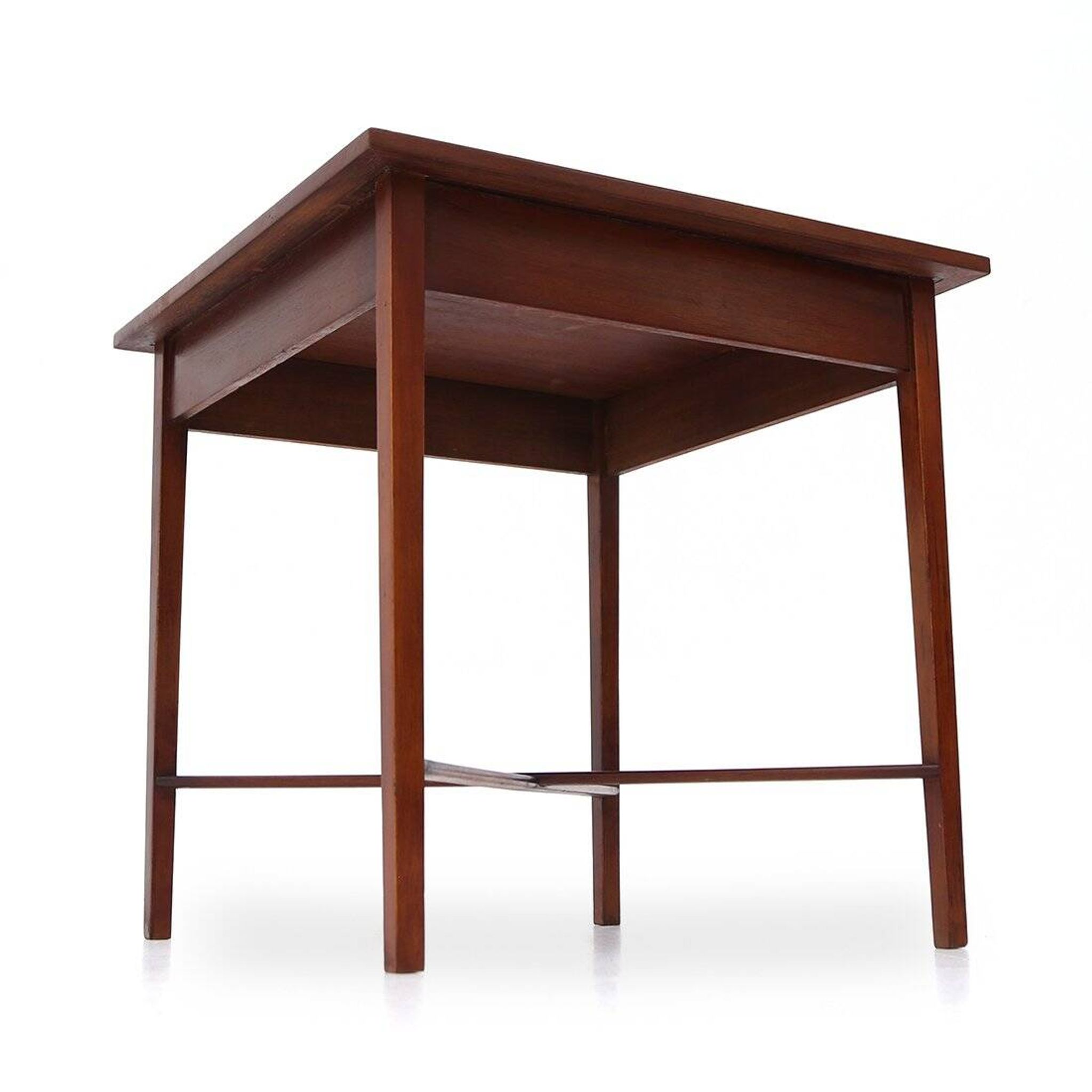 Square wooden table, 1940s.