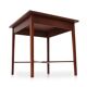 Square wooden table, 1940s.