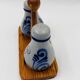 Alsatian stoneware pepper and salt set