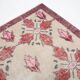 4x8 Star Pattern Burgundy Turkish Vintage Rug, 140x237Cm