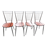 4 chaises MDJ  sixties seventies
