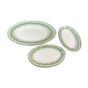 lot 3 anciens plats de