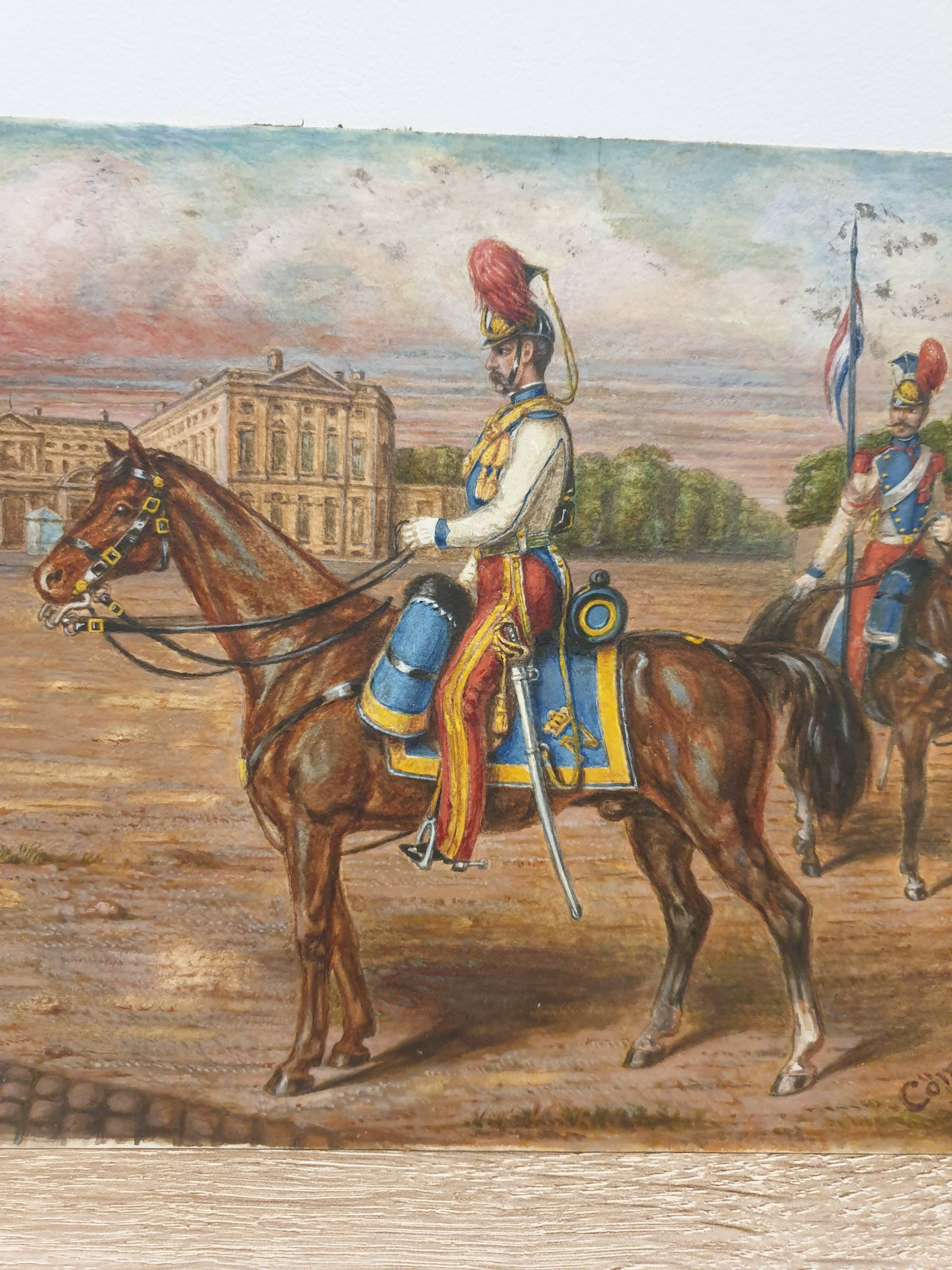 Pastel on paper Compiègne 1860