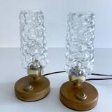 Pair Bubble Glass Scandinavian lights
