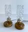 Paire de lampes en verre bulle scandinaves