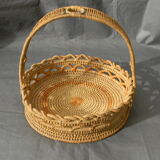 Round basket old braided.