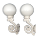 Appliques en fonte émaillées