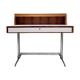 70s Desk in rosewood and chrome