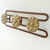 Berwing vintage art deco wall coat holder