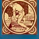 Set of 6 John Moyr Smith 15×15cm tiles – collector's items