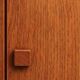 Vintage Scandinavian wardrobe in teak